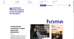 Desktop Screenshot of letterenfonds.nl