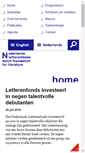 Mobile Screenshot of letterenfonds.nl